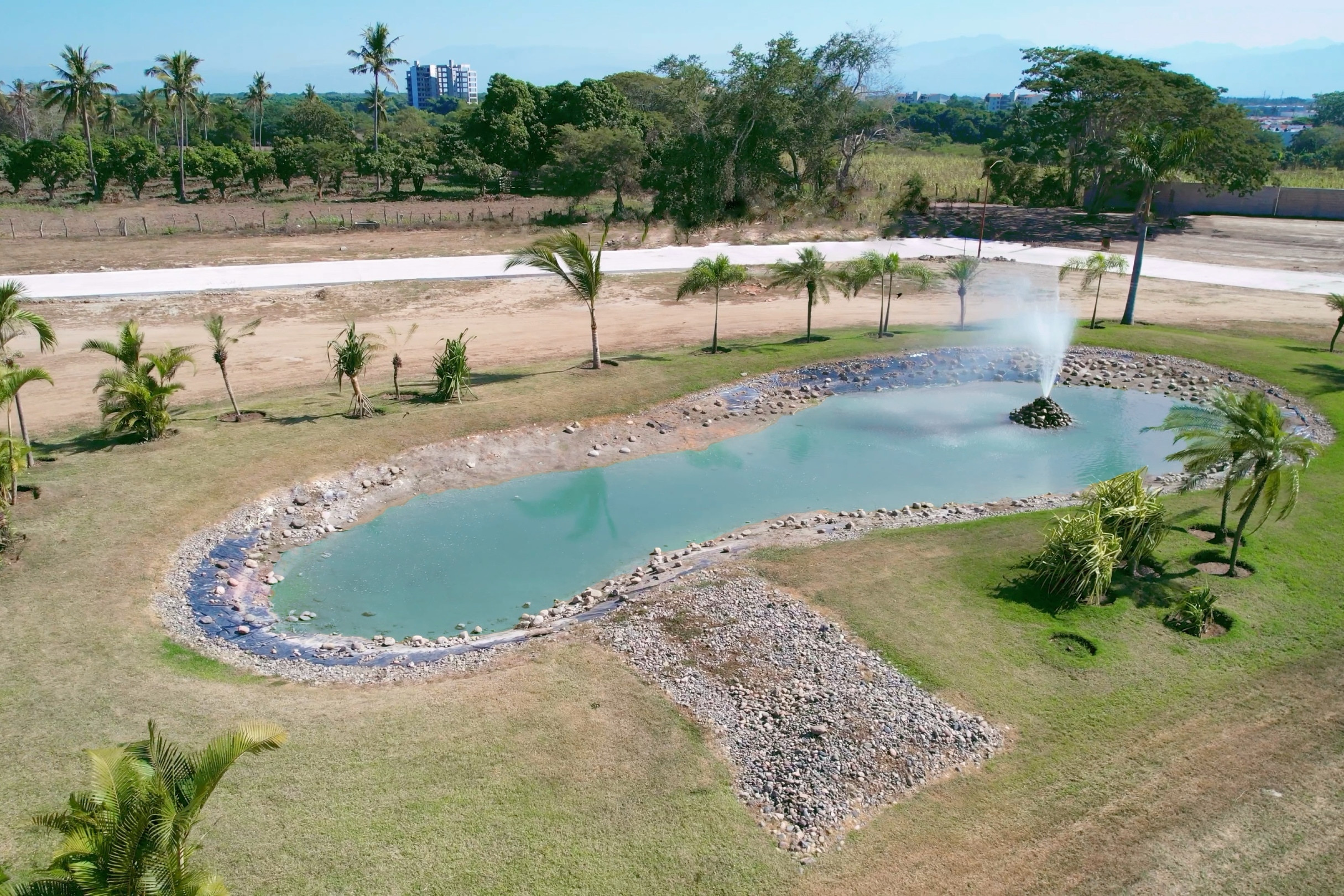 Vista aérea de Del Lago Residencial